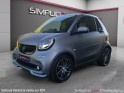 Smart fortwo cabrio brabus xclusive 109 cv- cuir -sièges chauffants - sono jbl- capote rouge - camera recul occasion...