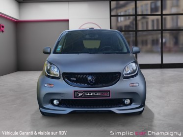 Smart fortwo cabrio brabus xclusive 109 cv- cuir -sièges chauffants - sono jbl- capote rouge - camera recul occasion...