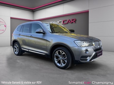 Bmw x3 f25 lci xdrive20d 190ch xline boite auto-toit ouvrant panoramique-bip de recul av et ar occasion champigny-sur-marne...