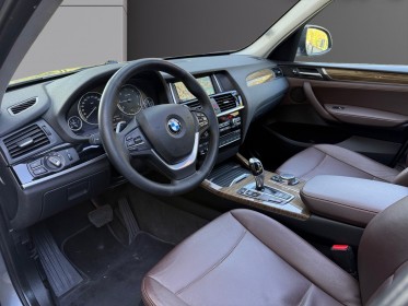 Bmw x3 f25 lci xdrive20d 190ch xline boite auto-toit ouvrant panoramique-bip de recul av et ar occasion champigny-sur-marne...
