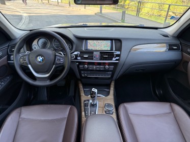 Bmw x3 f25 lci xdrive20d 190ch xline boite auto-toit ouvrant panoramique-bip de recul av et ar occasion champigny-sur-marne...