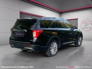 Ford explorer 3.0 e 457 ch parallel phev bva10 intelligent awd platinium /  7 places /toit ouvrant panoramique / garantie...