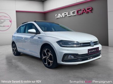 Volkswagen polo 1.0 tsi 115 dsg7 r-line toit ouvrant/car play garantie 12 mois occasion simplicicar perpignan  simplicicar...