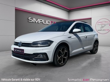 Volkswagen polo 1.0 tsi 115 dsg7 r-line toit ouvrant/car play garantie 12 mois occasion simplicicar perpignan  simplicicar...