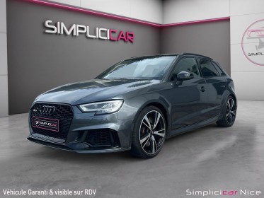 Audi rs3 sportback 2.5 tfsi 400 s tronic 7 quattro occasion  simplicicar vaucresson nice - pfvauto simplicicar simplicibike...