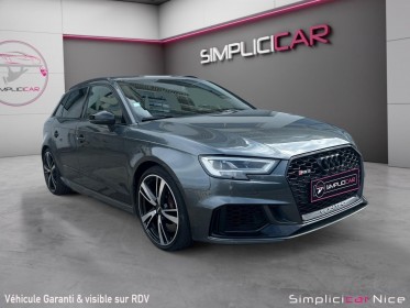 Audi rs3 sportback 2.5 tfsi 400 s tronic 7 quattro occasion  simplicicar vaucresson nice - pfvauto simplicicar simplicibike...