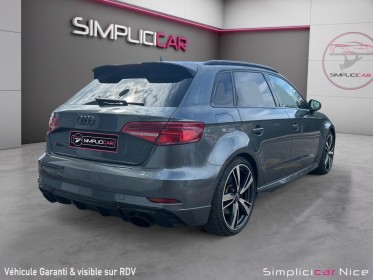 Audi rs3 sportback 2.5 tfsi 400 s tronic 7 quattro occasion  simplicicar vaucresson nice - pfvauto simplicicar simplicibike...