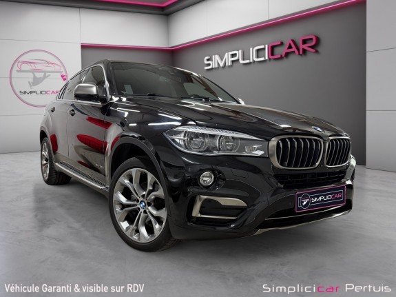 Bmw x6 f16 xdrive30d 258 ch exclusive a // affichage tete haute / sieges chauffants / soft close / garantie 12 mois occasion...