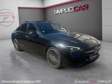 Mercedes classe c 220 d 9g-tronic amg line, toit ouvrant, caméra 360, entretient mercedes occasion simplicicar villejuif ...