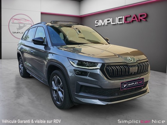 Skoda kodiaq 2.0 tdi 150 dsg7 sportline 7 places occasion  simplicicar vaucresson nice - pfvauto simplicicar simplicibike...