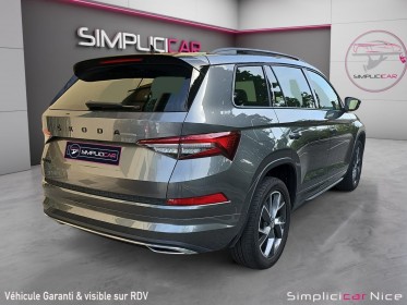Skoda kodiaq 2.0 tdi 150 dsg7 sportline 7 places occasion  simplicicar vaucresson nice - pfvauto simplicicar simplicibike...