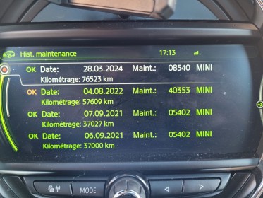 Mini hatch 3 portes f56 cooper s 2.0 i 16v 192 bva6 edition seven - entretiens bmw occasion simplicicar lagny  simplicicar...