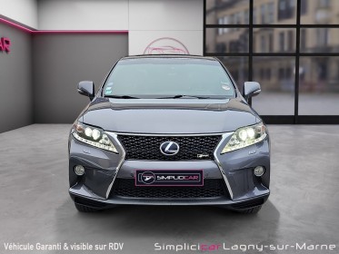 Lexus rx 450h 3.5 v6 299 ch awd f sport e-cvt - toit ouvrant occasion simplicicar lagny  simplicicar simplicibike france