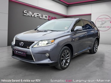 Lexus rx 450h 3.5 v6 299 ch awd f sport e-cvt - toit ouvrant occasion simplicicar lagny  simplicicar simplicibike france