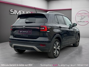 Volkswagen t-cross 1.0 tsi 110 start/stop dsg7 carat occasion simplicicar lagny  simplicicar simplicibike france