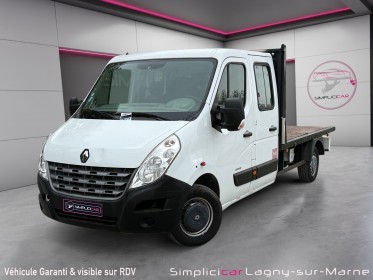 Renault master chassis dble cab dc l3 3.5t 2.3 dci 125 e5 confort occasion simplicicar lagny  simplicicar simplicibike france