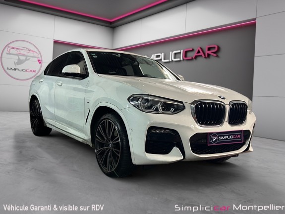 Bmw x4 g02 265ch xdrive m sport 30d bva8 camera 360 carplay occasion montpellier (34) simplicicar simplicibike france