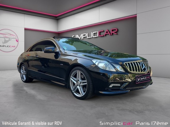 Mercedes classe e coupe 220 cdi blueefficiency a occasion paris 17ème (75)(porte maillot) simplicicar simplicibike france