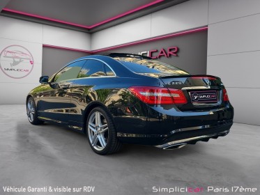 Mercedes classe e coupe 220 cdi blueefficiency a occasion paris 17ème (75)(porte maillot) simplicicar simplicibike france