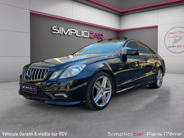 Mercedes classe e coupe 220 cdi blueefficiency a occasion paris 17ème (75)(porte maillot) simplicicar simplicibike france