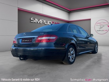 Mercedes classe e 220 cdi  170ch avantgarde vidange  boite moteur ok cuir xenon attelage occasion avignon (84) simplicicar...