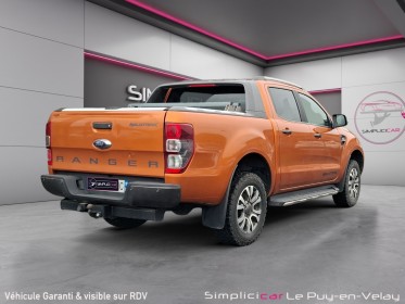 Ford ranger double cabine 3.2 tdci 200 4x4 bva6 wildtrak  attelage  1ere main occasion simplicicar velay simplicicar...