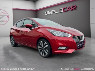 Nissan micra 2017 ig-t 90 tekna occasion simplicicar limoges  simplicicar simplicibike france
