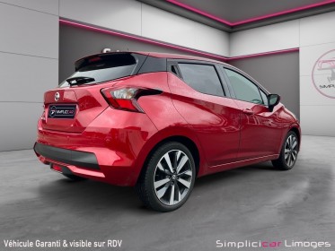 Nissan micra 2017 ig-t 90 tekna occasion simplicicar limoges  simplicicar simplicibike france