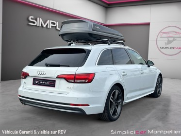Audi a4 avant 2.0 tdi ultra 190 s tronic 7 s line siege electrique hayon electrique coffre de toit garantie 12 mois occasion...