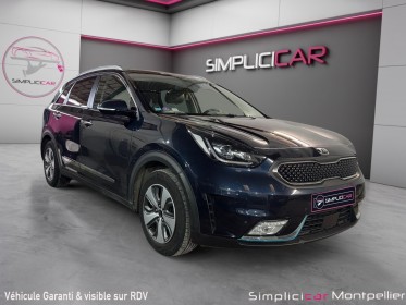 Kia niro 1.6 gdi hybride rechargeable 141ch dct6 premium carplay keyless volant et sièges chauffants occasion montpellier...