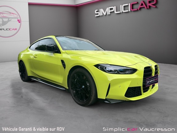 Bmw m4 competition coupe g82 510 ch bva8 immat francaise/harman kardon/feux laser/carplay/sieges chauffants/camera de......
