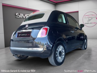 Fiat 500 cabriolet  1.2 8v 69 ch pop occasion simplicicar pertuis  simplicicar simplicibike france