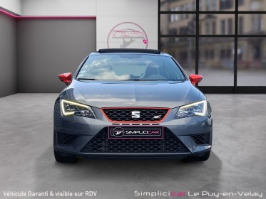 Seat leon 2.0 tsi 290 cupra dsg6  pack sub8  toit ouvrant  1ere main occasion simplicicar velay simplicicar simplicibike france