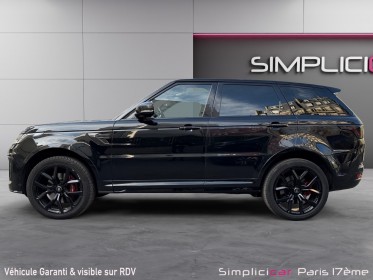 Land rover range rover sport 5.0l 575ch svr /pack carbone/meridian/ sieges avant et arriere chauffant/camera de recul/...