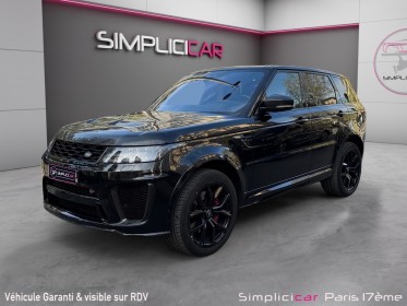 Land rover range rover sport 5.0l 575ch svr /pack carbone/meridian/ sieges avant et arriere chauffant/camera de recul/...