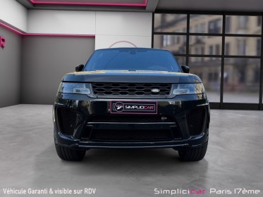 Land rover range rover sport 5.0l 575ch svr /pack carbone/meridian/ sieges avant et arriere chauffant/camera de recul/...