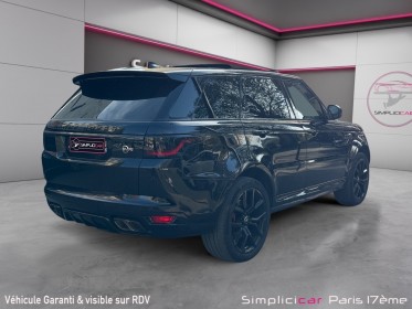 Land rover range rover sport 5.0l 575ch svr /pack carbone/meridian/ sieges avant et arriere chauffant/camera de recul/...