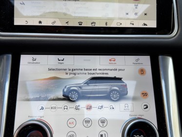 Land rover range rover sport 5.0l 575ch svr /pack carbone/meridian/ sieges avant et arriere chauffant/camera de recul/...