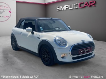 Mini cooper cabriolet 1.5 136 ch bva exquisite origine france / entretien à jour / garanti 12 mois occasion simplicicar...
