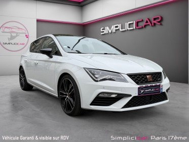 Seat leon 2.0 tsi 290 dsg7 cupra/full entretien seat/toit ouvrant/siege chauffant/alcantara/beats audio/full options occasion...