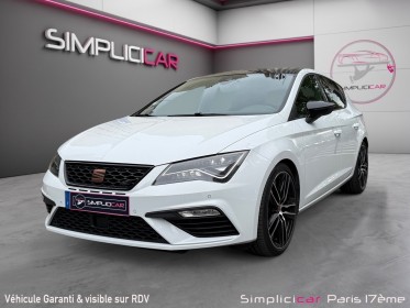 Seat leon 2.0 tsi 290 dsg7 cupra/full entretien seat/toit ouvrant/siege chauffant/alcantara/beats audio/full options occasion...