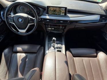Bmw x5 f15 xdrive40d 313 ch exclusive a  jantes 20  full cuir chocolat  garantie 12 mois occasion simplicicar vernon...