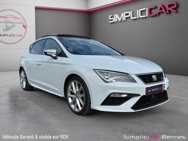 Seat leon 1.5 tsi 150  act dsg7 fr blanc nevada  pack aero   , beats audio, apple carplay, entretien a jour, occasion...