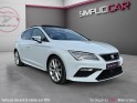Seat leon 1.5 tsi 150  act dsg7 fr blanc nevada  pack aero   , beats audio, apple carplay, entretien a jour, occasion...