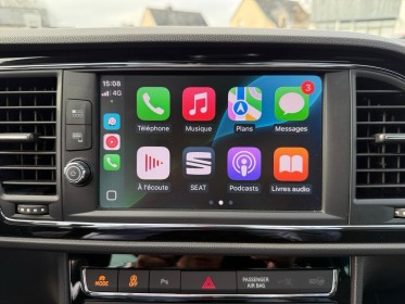 Seat leon 1.5 tsi 150  act dsg7 fr blanc nevada  pack aero   , beats audio, apple carplay, entretien a jour, occasion...