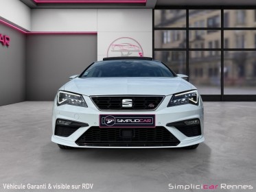 Seat leon 1.5 tsi 150  act dsg7 fr blanc nevada  pack aero   , beats audio, apple carplay, entretien a jour, occasion...