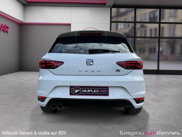 Seat leon 1.5 tsi 150  act dsg7 fr blanc nevada  pack aero   , beats audio, apple carplay, entretien a jour, occasion...