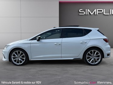 Seat leon 1.5 tsi 150  act dsg7 fr blanc nevada  pack aero   , beats audio, apple carplay, entretien a jour, occasion...