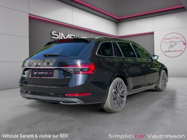 Skoda superb combi 2.0 tdi 200 scr dsg7 4x4 laurin  klement occasion simplicicar vaucresson simplicicar simplicibike france
