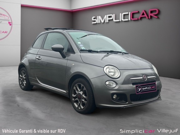 Fiat 500 1.2 8v 69 ch s, garantie 12 mois, toit ouvrant occasion simplicicar villejuif  simplicicar simplicibike france